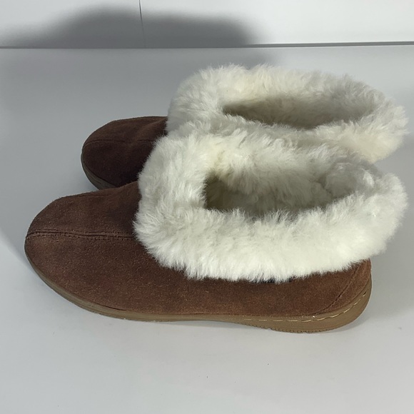 Red Wing SheepSkin Fleece Lined Cowhide Suede Leather Slippers Size L8; NICE!! - Picture 13 of 15